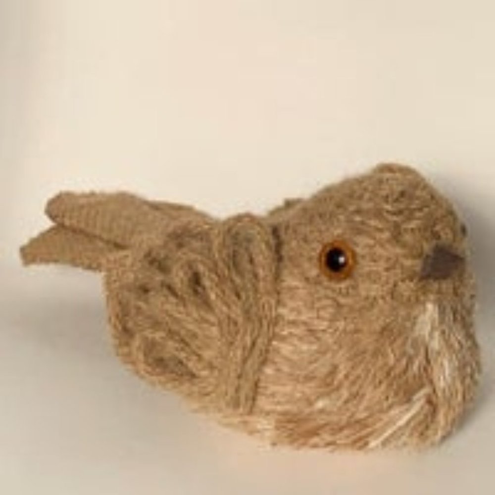 Burlap/Twine Handmade Bird Figurine